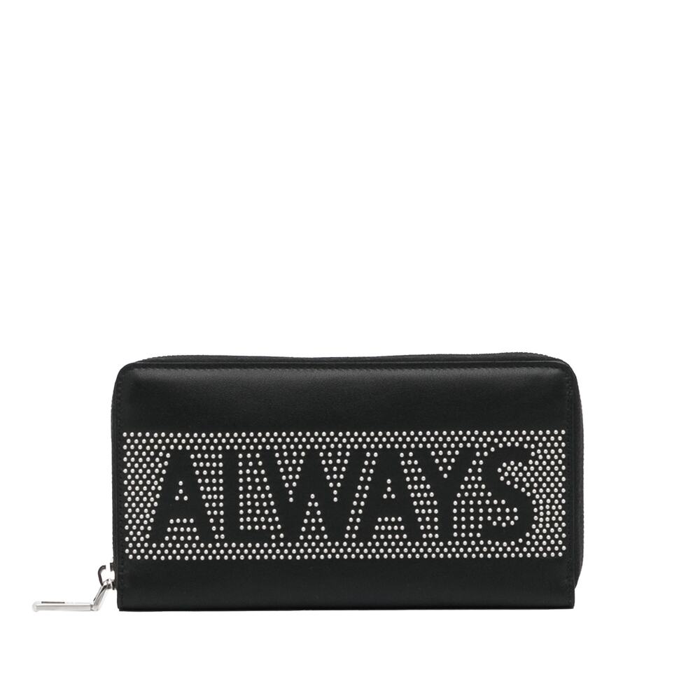 Valentino Studded Zip Around Wallet